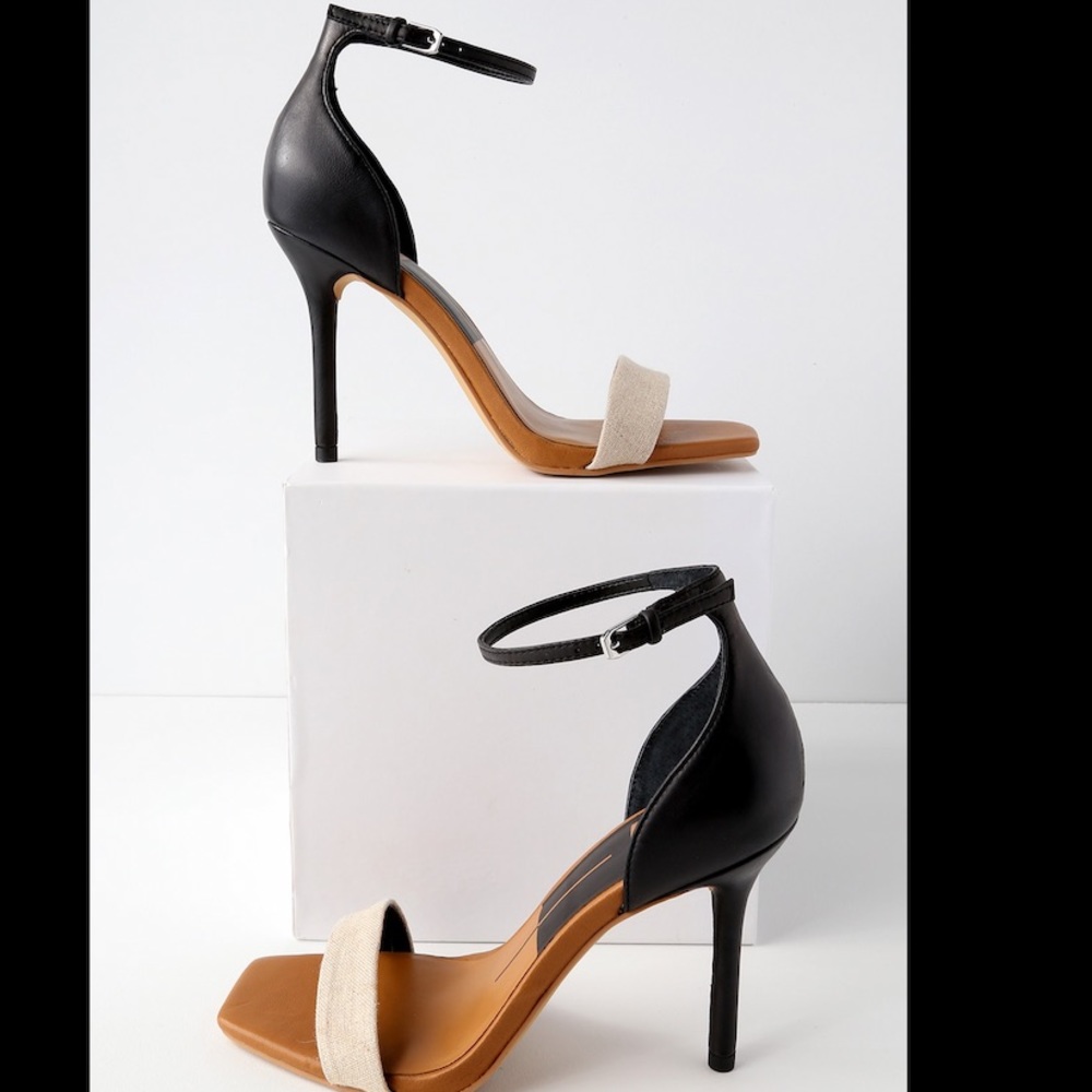 Dolce Vita Halo Leather Ankle Strap Heel